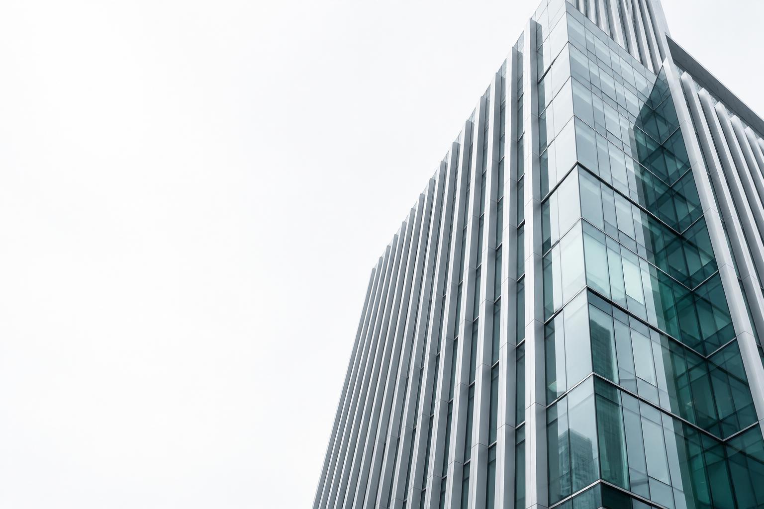 Architectural facade of a modern corporate tower